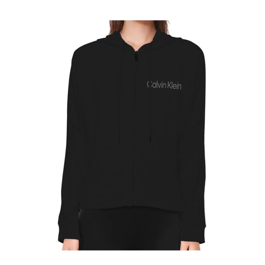 Nattoj Calvin Klein | Full Zip Hoodie, Black