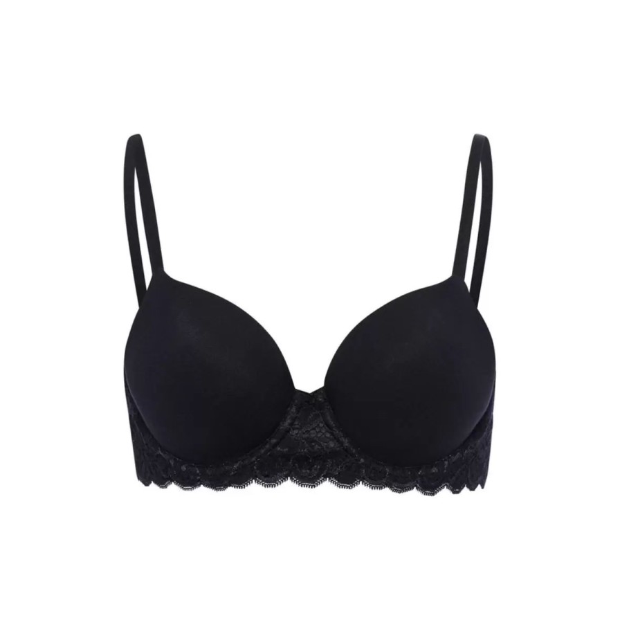 Lingeri HANRO INTERNATIONAL T-Shirt Bh | Moments T-Shirt Bra 0019 Black