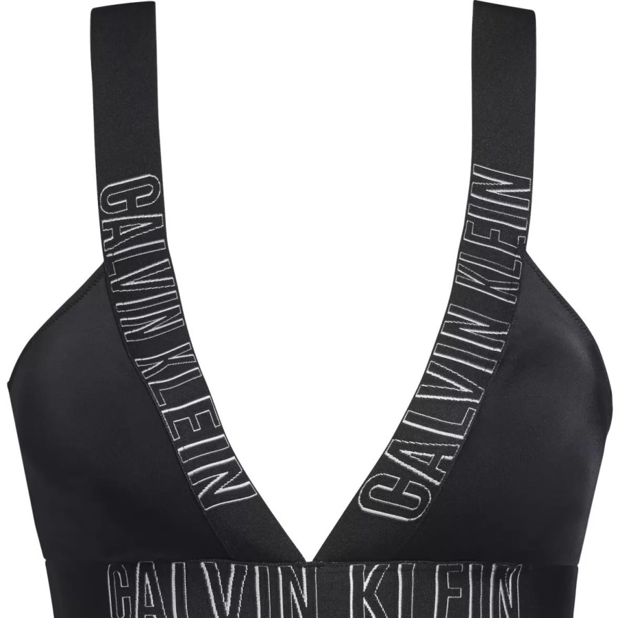 Badetoj Calvin Klein Toppe | Plunge Bralette, Black