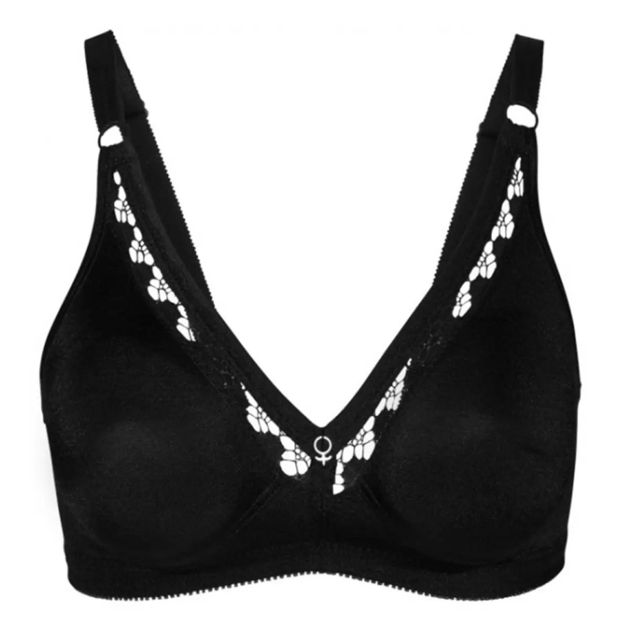 Lingeri Abecita Bh'Er Uden Bojle | Bestis Soft Bra, Sort