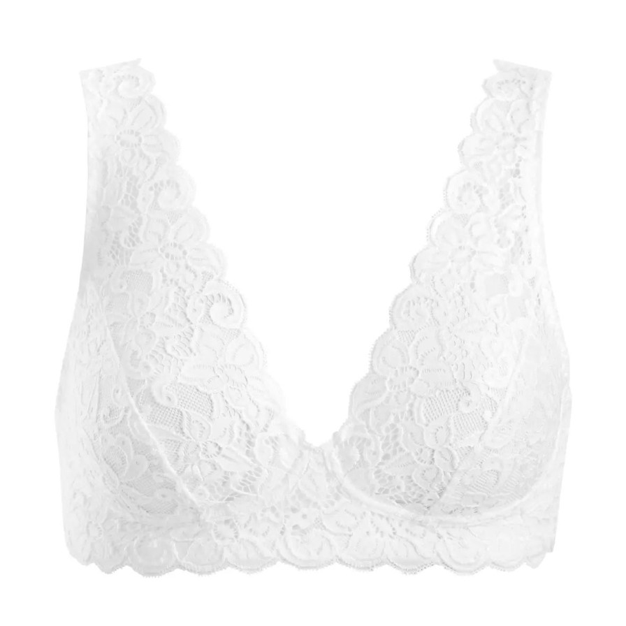 Lingeri HANRO INTERNATIONAL Bh'Er Uden Bojle | Moments Soft Bra, White