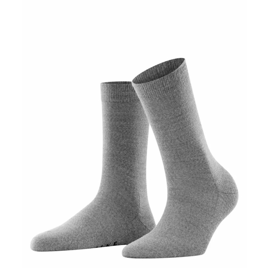 Stromper FALKE | Softmerino Ankelstru00F8Mpe, Grey