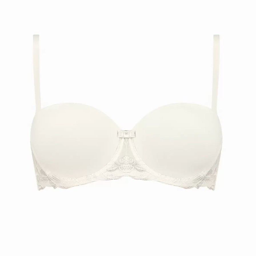 Lingeri Triumph Stroplos Bh | Sexy Angel Spotlight Selvsiddende, Silk White