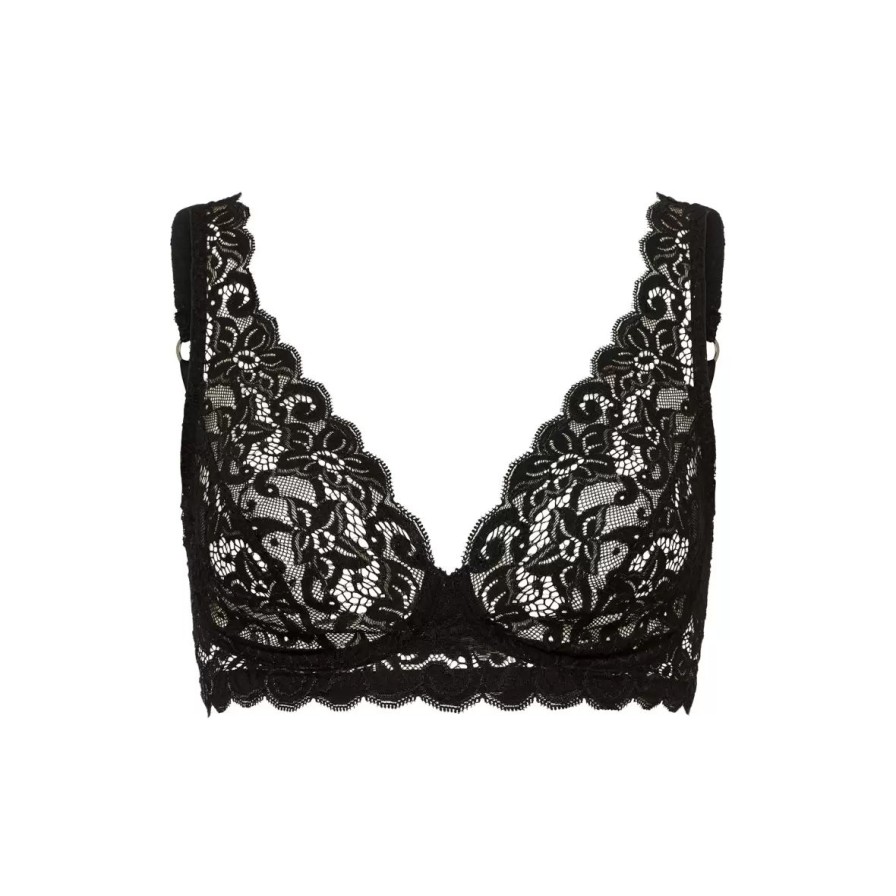 Lingeri HANRO INTERNATIONAL Bh'Er Uden Bojle | Moments Soft Bra, Black