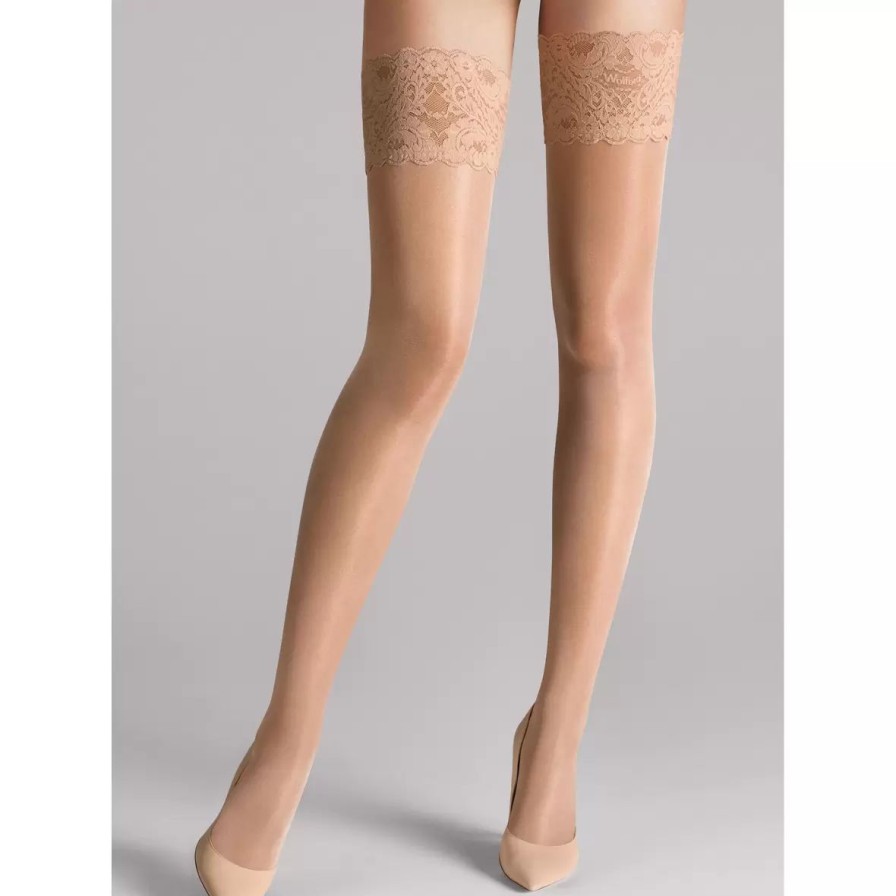 Stromper Wolford | Satin Touch 20 Stay-Up, Gobi