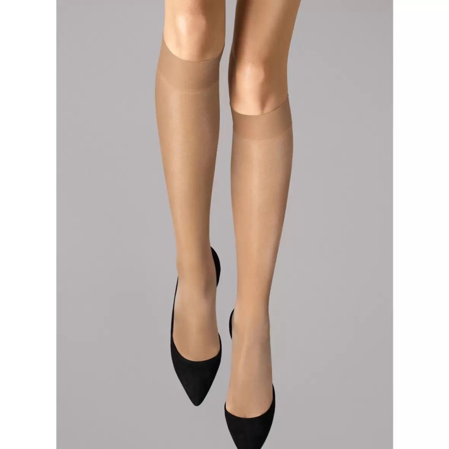 Stromper Wolford | Satin Touch 20, Sand